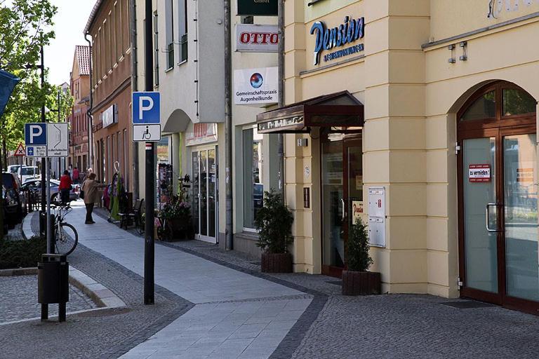 Pension Am Markt Lübben Buitenkant foto
